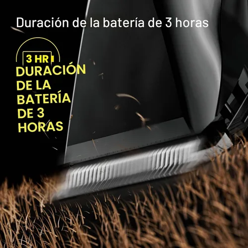 Miniatura 7 de The Beard Club Recortadora de barba para hombres – Cortadora eléctrica inalámbrica recargable de barba y pelo – Alta potencia 7000 RPM – 8 guías
