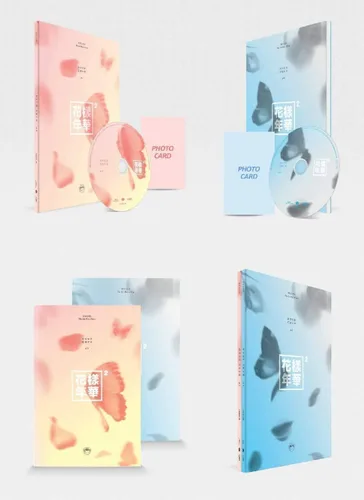 Miniatura 2 de BTS Bangtan Boys - The Most Beautiful Moment in Life Part. 2 (4º Mini álbum) Álbum+Juego de tarjetas de fotos adicionales (versión azul)
