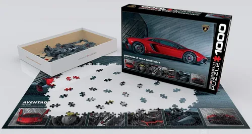 Miniatura 4 de EuroGraphics Lamborghini Aventador 750 4 SV Puzzle (1000 piezas)