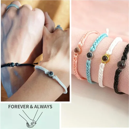 Miniatura 6 de JUBOPE Pulseras personalizadas con fotos, pulsera de proyección con imagen en el interior, pulsera con imagen personalizada, regalo conmemorativo