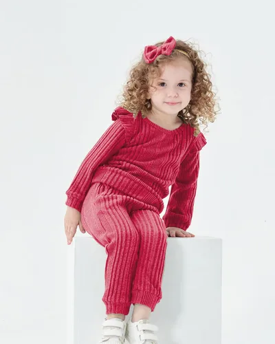Miniatura 2 de Mioglrie Infant Baby Girl Clothes Fall Outfits Toddler Girls' Clothing Fleece Sweatshirts Winter Baby Clothes for Girls