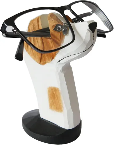 Miniatura 6 de Red Dollar Soporte para anteojos de animales tallados en madera hecha a mano, lindo soporte de exhibición de lentes de sol, mesita de noche