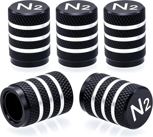Miniatura 35 de 4 piezas de tapas de válvula de rueda con forma de punta, válvula de rueda de aleación de aluminio con punta, universal para automóviles, SUV