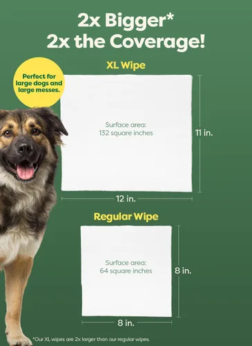 Miniatura 3 de Earth Rated XL - Toallitas para mascotas para perros y gatos, limpieza hipoalergénica y sin perfume de 3 en 1, desodorizante e hidratante extra