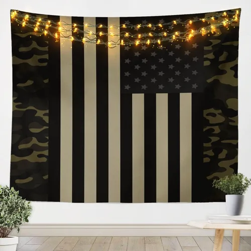 Miniatura 14 de Colgante de pared con estampado de leopardo, pequeño 51 x 59, tapiz de guepardo de cachemira verde azulado bohemio con lunares blancos y negros