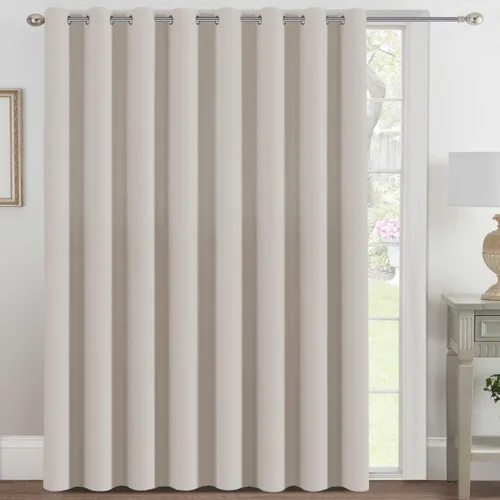 Miniatura 152 de H.VERSAILTEX - Cortinas blackout con aislamiento térmico y ojales en la parte superior, para patios, puertas correderas y división de habitaciones