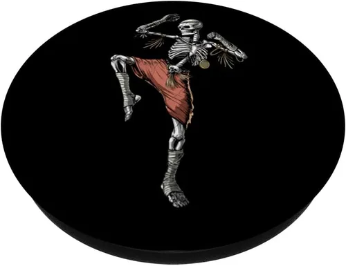 Miniatura 2 de Esqueleto Muay Thai Boxeo Karate Kickboxing Artes Marciales PopSockets Grip y soporte para teléfonos y tabletas