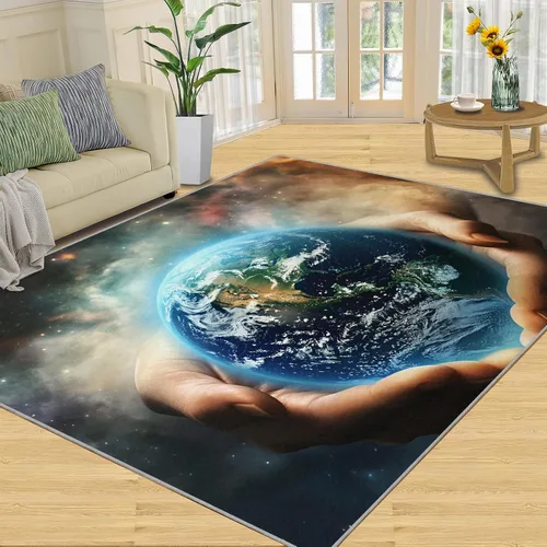 Miniatura 24 de Cyberpunk - Alfombras para dormitorio, alfombra de área Cyberpunk Hacker, alfombras futuristas para sala de estar, alfombra antideslizante