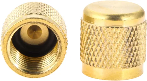 Miniatura 7 de Kit de instalación de removedor de núcleo de válvula R12 R22 R410A, 3 válvulas de bola SAE de 45° 1/4 pulgadas, 10 núcleos de válvula, 2 puertos