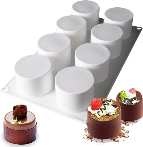 Miniatura 28 de OCPO KITCHEN Moldes de silicona para hornear pasteles de mousse, molde de postre francés para pastelería, chocolate, cupcake, molde de helado, molde