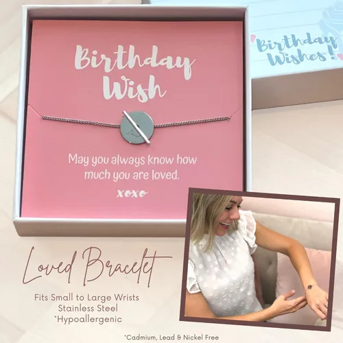 Miniatura 3 de Regalos de feliz cumpleaños para mujer, juego de cesta de regalo para mujer, caja de cumpleaños, paquete único de atención de la amistad, regalos