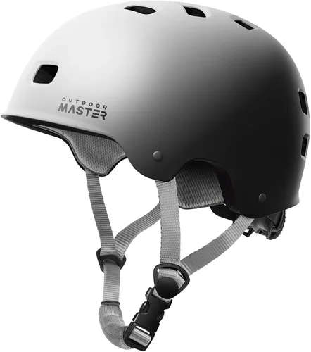 Miniatura 12 de OutdoorMaster - Casco de patineta y ciclismo, dos forros extraíbles, ventilación, para varios deportes, scooter, patinaje en línea, patinaje
