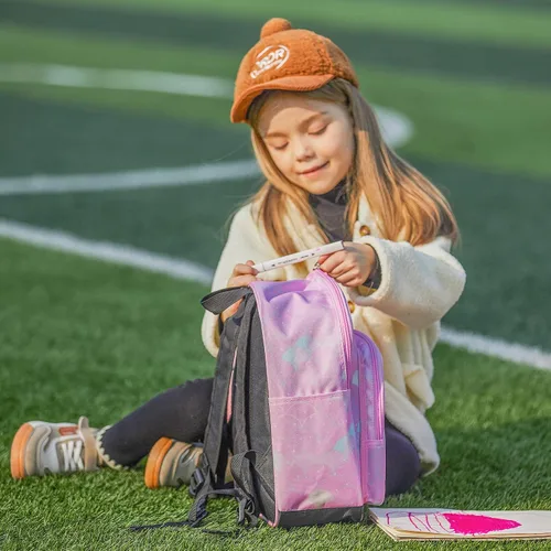 Miniatura 7 de CLUCI Mochila infantil para niños y niñas, mochila para preescolar con correa ajustable, 12L, Rosa 404, Mochilas Daypack