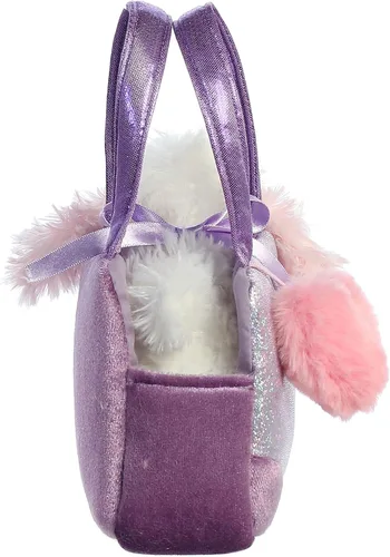 Miniatura 6 de Aurora® Fashion Fancy Pals™ Trendy Sparkle Purple™ - Peluche con elegante bolso para divertirse con disfraz, perfecto para niños de 3 años
