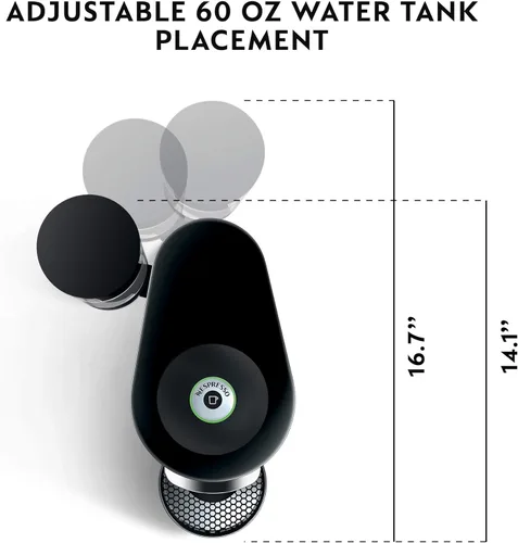 Miniatura 2 de Nespresso VertuoPlus Deluxe - Máquina de café y espresso de De'Longhi, 37 onzas, color negro