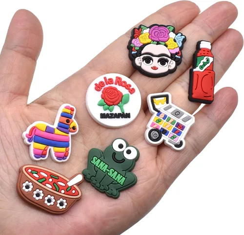 Miniatura 5 de Colgantes médicos para zapatos, Papacharms, nuevo mexicano, clip, hebilla, encantos para zapatos, papacharms, hombres y mujeres, decoración
