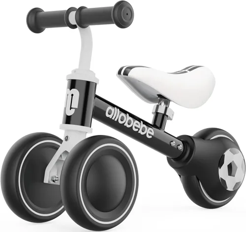 allobebe Bicicleta de equilibrio para bebé, lindas bicicletas para niños de 12 a 36 meses, regalos para niñas de 1 año, bicicleta para entrenar al