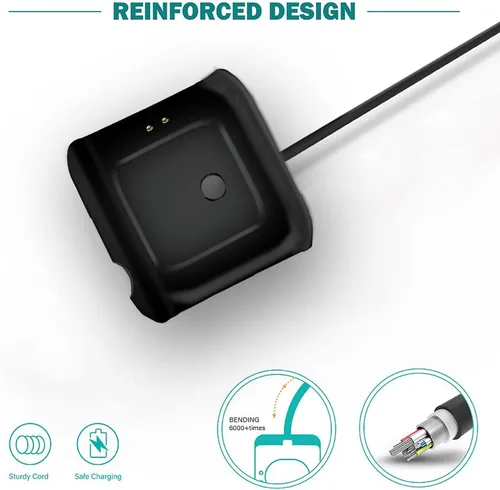 Miniatura 5 de Compatible con cargador de reloj inteligente FIUGUOO, carga USB, cargador de repuesto compatible con FIUGUOO de 1.85 pulgadas QS08 Watch/Bassizo