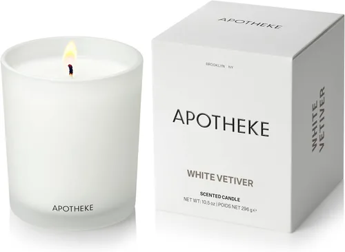 Miniatura 19 de Apotheke Velas perfumadas exclusivas para el hogar, lavanda Hinoki, 10.5 onzas, cera de soja, no tóxica, tarro grande blanco, velas de lujo regalos