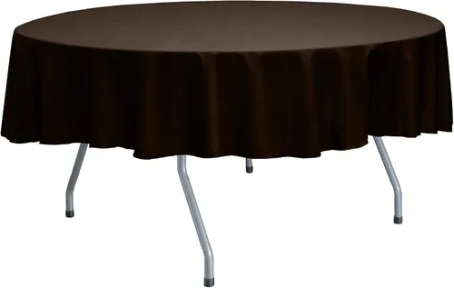 Miniatura 76 de ULTIMATE TEXTILE Mantel redondo reversible Shantung Satin Majestic de 72 pulgadas, color verde salvia