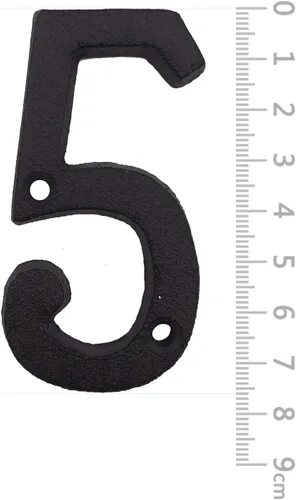 Miniatura 4 de BetLight Letras de Dirección de Casa - Números Innovadores de Hierro Forjado de 3 Pulgadas de Altura, Letras Vintage para Buzón de Metal Moldeado a