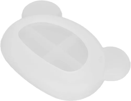 Miniatura 9 de Molde de resina de oso 3D de silicona para manualidades, caja de joyería de forma irregular para aretes, clips, contenedor de almacenamiento