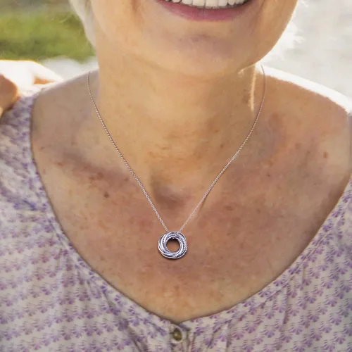 Miniatura 4 de Annamate Regalos de cumpleaños para mujer, collar de plata de ley 30, 40, 50, 60, 70, 80, 90, collar de cumpleaños para ella de 3, 4, 5, 6, 7, 8, 9