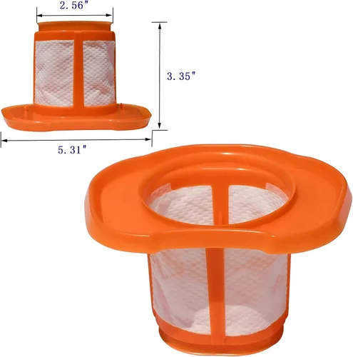 Miniatura 2 de Filtro de repuesto para los modelos Black and Decker HHVKF10 HHVK515BPF07, HHVK320J10, HHVK320J61, HHVK320JZ01, HHVK415B01, HHVK515J00