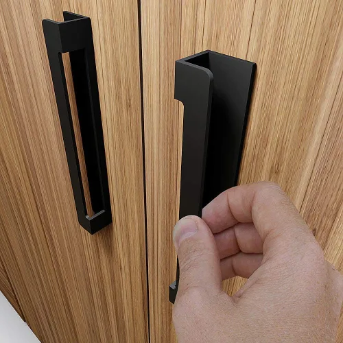 Miniatura 8 de HRX - Manija de puerta autoadhesiva para puerta, fácil de instalar, sin tornillos, despegar y pegar en vidrio, madera, metal, plástico, perilla