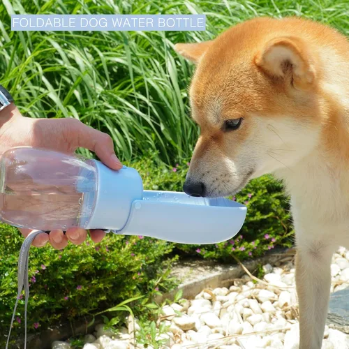 Miniatura 6 de Botella de agua plegable para perros, dispensador de agua portátil para gatos, conejos, cachorros y animales pequeños, el regalo perfecto