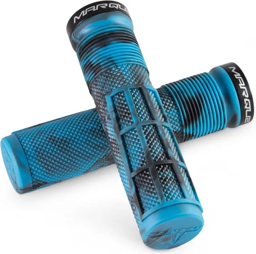 Miniatura 9 de MARQUE Race Mountain Bike Handlebar Grips – Collar de anillo de bloqueo único MTB y BMX para manillar de bicicleta con agarre antideslizante
