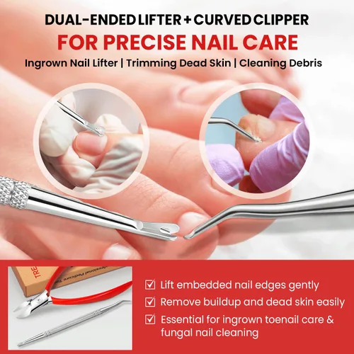 Miniatura 6 de Treatonic Kit de Tratamiento de Uñas Encarnadas – Gotas Suavizantes de Uñas y Conjunto de Cortaúñas de Precisión para Eliminación para el Cuidado