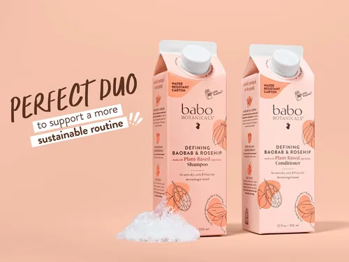 Miniatura 10 de Babo Botanicals Defining Baobab & Rosehip Shampoo + Bundle with Conditioner – For extra dry, curly hair – Smooth & Define – Passion Fruit Ferment