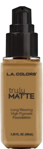 Miniatura 2 de L.A. Colors Base Mate Verdadera, Bronceado Profundo CLM361 (Paquete de 2)
