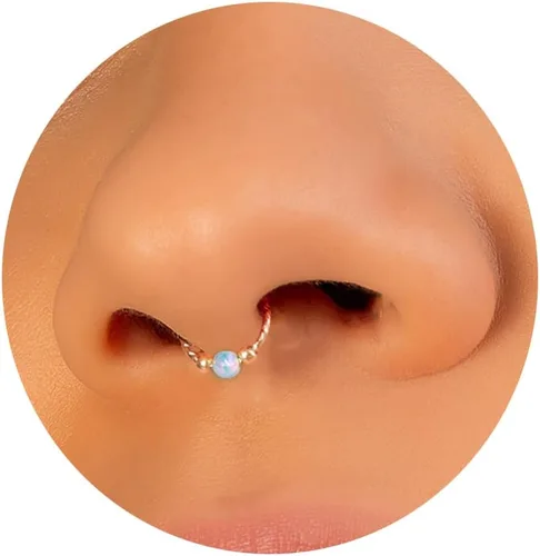 Fake Opal Septum Rings