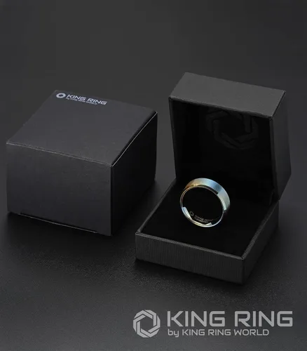 Miniatura 5 de King Ring Anillos de tungsteno de 4680.394 in Anillos de tungsteno con acabado mate superpulido, coloridos, diseñados en Estados Unidos
