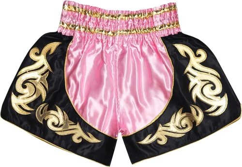 Miniatura 3 de Pantalones cortos de Muay Thai para niños (4 años a 10 años), boxeo, kickboxing, artes marciales mixtas para niños y niñas