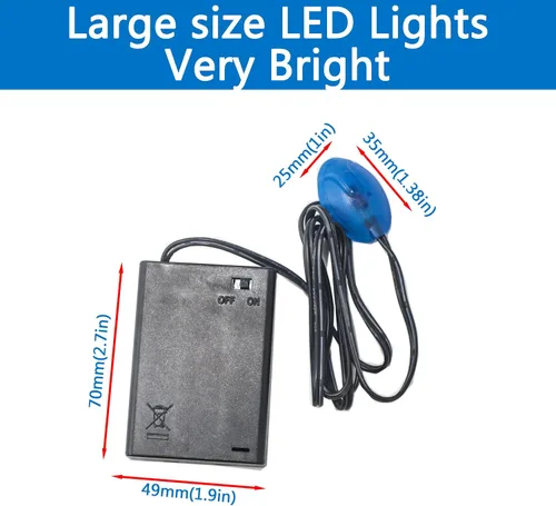 Miniatura 4 de Alarma falsa para automóvil, alarma simulada para automóvil, baterías incluidas, luz LED roja que simula sistema de seguridad de imitación, lámpara