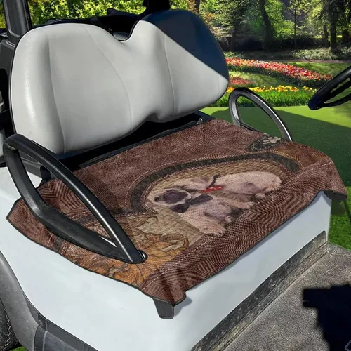 Miniatura 16 de Accesorios para carrito de golf, protector de toalla de asiento de carrito de golf, protector de toalla decorativo anti-caliente, para coche club