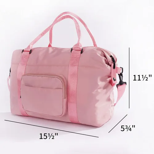 Miniatura 2 de Dreamer Yuanda Bolsa de viaje para mujer, bolsa de mano, bolsa de fin de semana con bolsillo húmedo y manga de carrito, bolsa de gimnasio deportiva