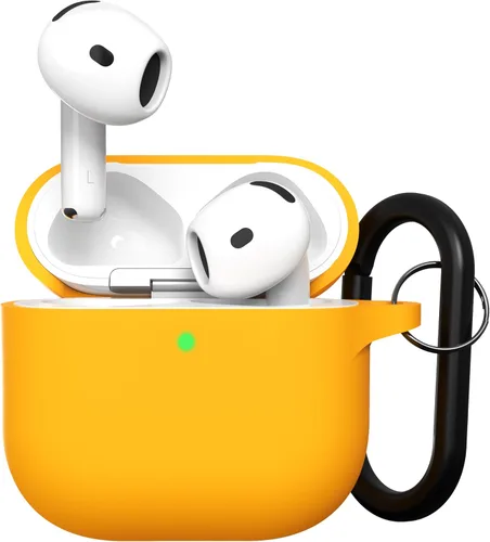 Miniatura 31 de Brujula Funda protectora de silicona para AirPods 4 con ANC, compatible con AirPods de 4ª generación 2024 (Avocado, AirPods 4 con ANC)