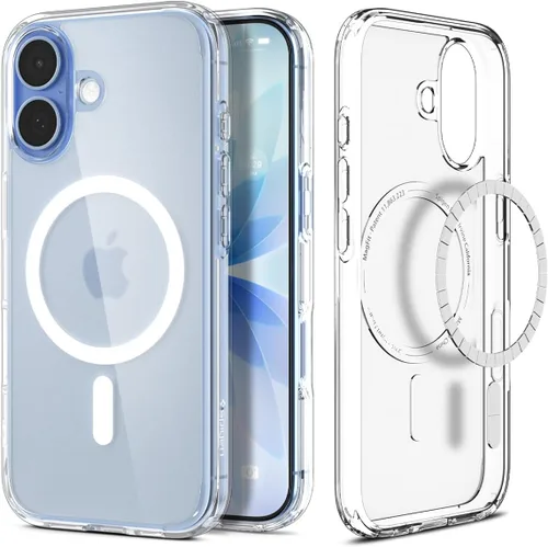 Miniatura 295 de Spigen Funda para iPhone 13 Mini, ultra híbrida MagFit [antiamarilleo] [compatible con Magsafe] - Transparente