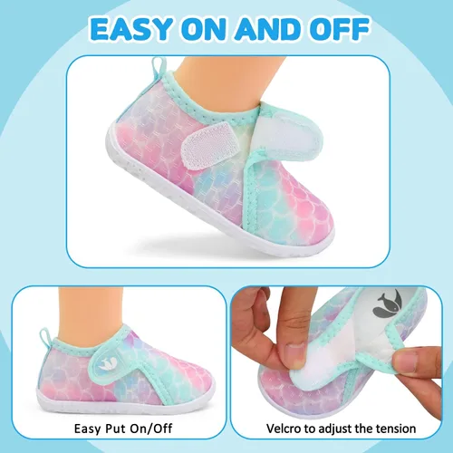 Miniatura 262 de FEETCITY Baby Boys Girls Water Sport Shoes Barefoot Kids Aqua Socks Quick-Dry Beach Swim Pool Shoes