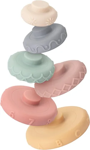Miniatura 8 de Mr. Pen - Juguete de anillos apilables, 6 piezas, juguetes apilables, anillos apilables, juguetes apilables para bebés, juguete de anillo apilable
