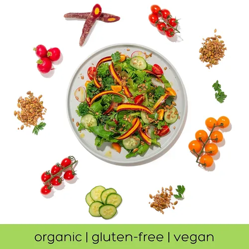 Miniatura 6 de Top Seedz Semillas tostadas con sal marina veganas certificadas sin gluten Paquete de 6 6 onzas Hecho de semillas de girasol y calabaza sin