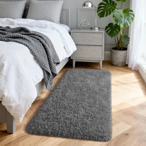 Miniatura 115 de Merelax Alfombra Moderna Suave y Esponjosa Shaggy para Dormitorio Sala de Estar Decoración de Sillas Pequeñas Alfombras Tapetes para Pies Piso, Verde