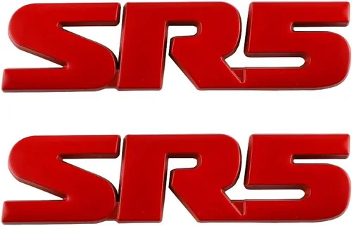 Miniatura 7 de SR5 Emblem Side/Rea V6 SR5 Tronco Calcomanía Metal Pegatina Insignia (Plata)