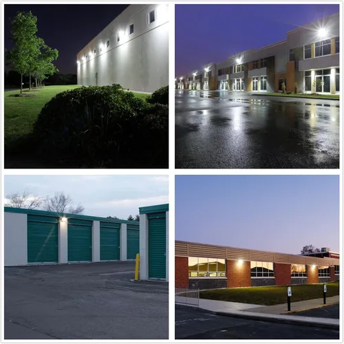 Miniatura 7 de Paquete de pared LED de 100 W, del anochecer al amanecer, 13000 lúmenes, 5000 K, iluminación de seguridad comercial de luz diurna, equivalente a