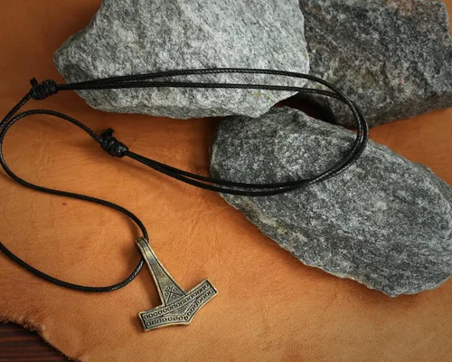 Miniatura 26 de Baldur Jewelry - Collar de martillo Thors Mjölnir - Colgante de martillo de Thor nórdico vikingo joyería vikingo - Collar Thor - Regalos Thor