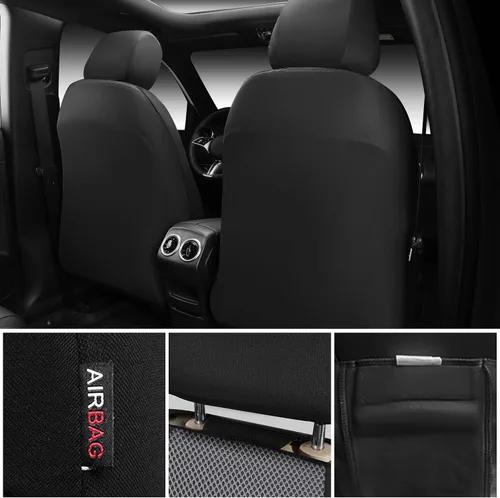 Miniatura 4 de CAR PASS Fundas de Asiento de Automóvil de Malla de Aire Solo para Asientos Delanteros, Fundas de Asiento Universales para Automóvil que se Ajustan